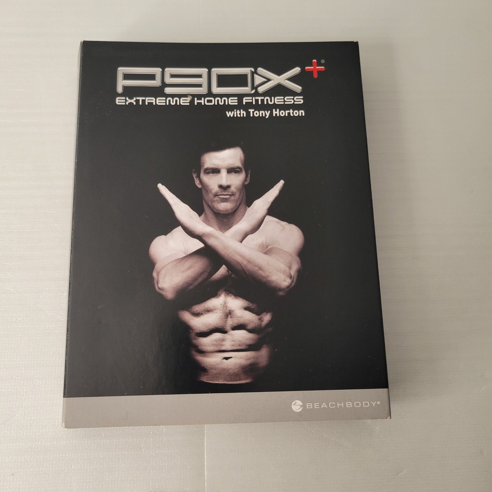 Beachbody P90X Plus DVD Set Tony Horton Extreme Home Fitness 5-Disc Workout